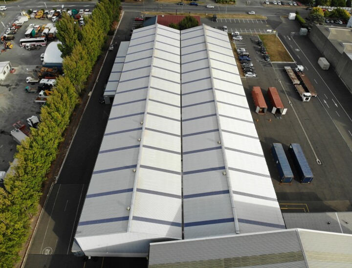 Commercial White Metal Roof
